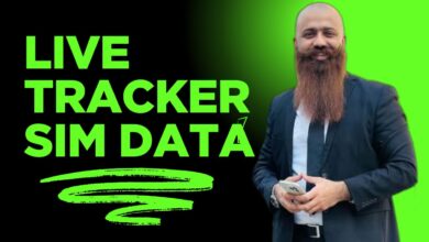 Live Tracker Sim Data