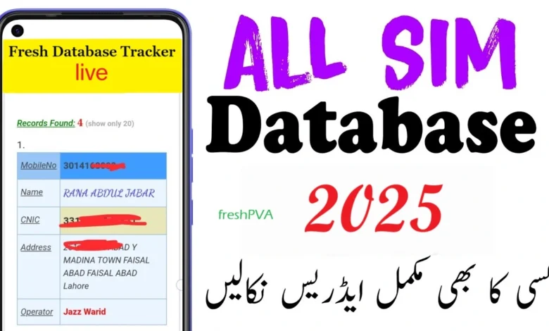 Real-Time SIM Database Online Tracker